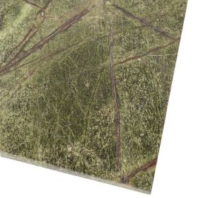 Płytki marmurowe kamienne naturalne podłogowe polerowany Rain Forest Green 61x30,5x1,2 cm