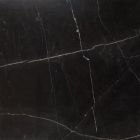 Płytki marmurowe kamienne naturalne podłogowe Nero Marquina polerowany 60x60x1,8 cm