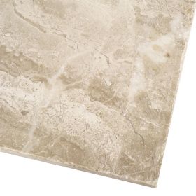 Płytki marmurowe kamienne naturalne podłogowe Diana Royal bębnowana 61x40,6x1,2