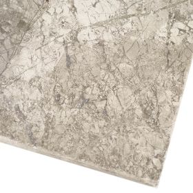Płytki marmurowe kamienne naturalne podłogowe bębnowane Silver Shadow łązienka 61x40,6x1,2 cm