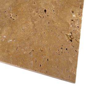 Płytki trawertyn kamienne naturalne podłogowe ozdobne trawertynowe szczotkowany Noce kamień 61x40,6x1,2