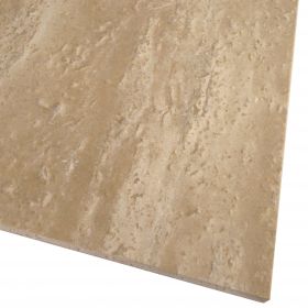 Płytki trawertyn kamienne naturalne podłogowe szlifowane Ivory Classic 60x30x1,5