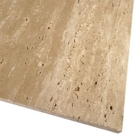 Płytki trawertyn kamienne naturalne podłogowe szlifowany surowy Ivory Classic 60x30x1,5