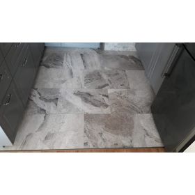 płytki marmurowe silver shadow kuchnia