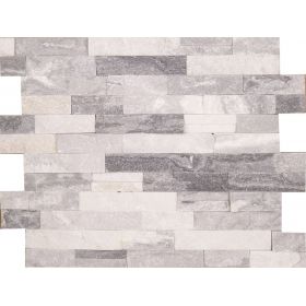 kamień dekoracyjny elewacyjny panel ścienny Kwarcyt Bianco Grey