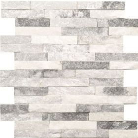 panel dekoracyjny ścienny elewacyjny kamień naturalny kwarcyt cloud grey biało szary