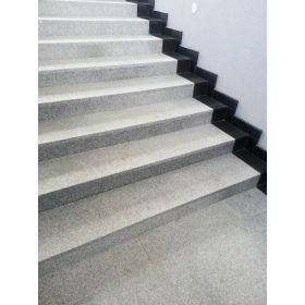matowe stopnice granitowe kamienne g603 szare