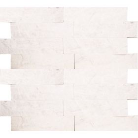 Kamień naturalny dekoracyjny elewacyjny ścienny panel marmurowy white biały
