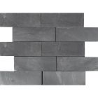 Kamień Elewacyjny Dekoracyjny Ścienny Ozdobny Naturalny Łupek Black Slate 30x10x1 cm