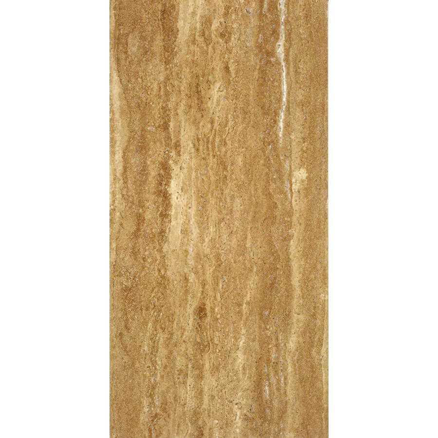 Płytki trawertyn kamienne naturalne podłogowe żywicowany Walnut Dark 60x30x1,5