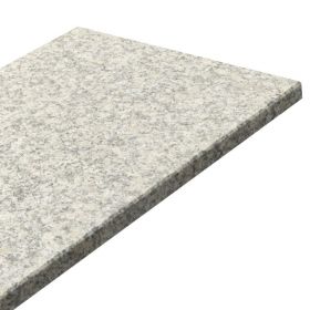 Stopnie schody granitowe kamienne naturalne zewnętrzne płomieniowane Bianco Sardo 150x33x2 cm