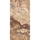 Płytki marmurowe kamienne naturalne podłogowe Rain Forest Brown szczotkowany 61x30,5x1,2 cm