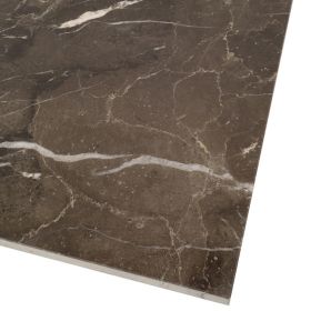 Płytki marmurowe kamienne naturalne podłogowe Emperador Dark polerowane 30,5x30,5x1 cm