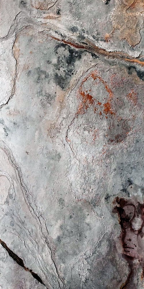 Łupek Fornir kamienny naturalny dekoracyjny elewacyjne Sanjayni White 122x61