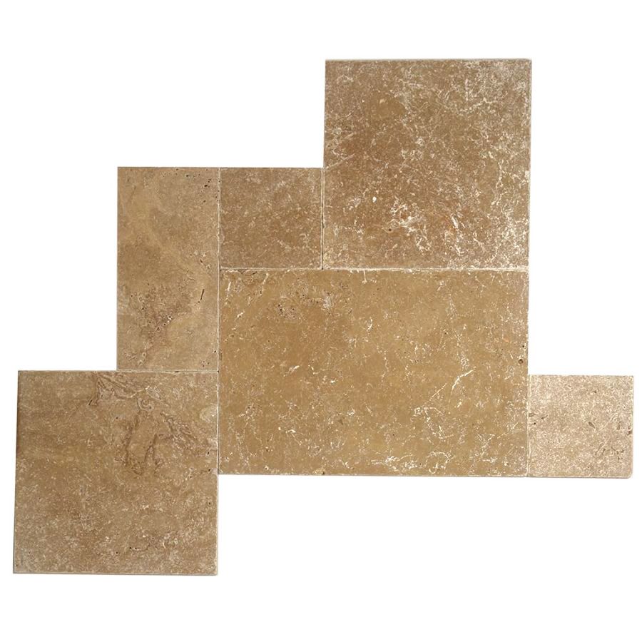 płytki kamienne noce układ rzymski trawertyn roman opus pattern