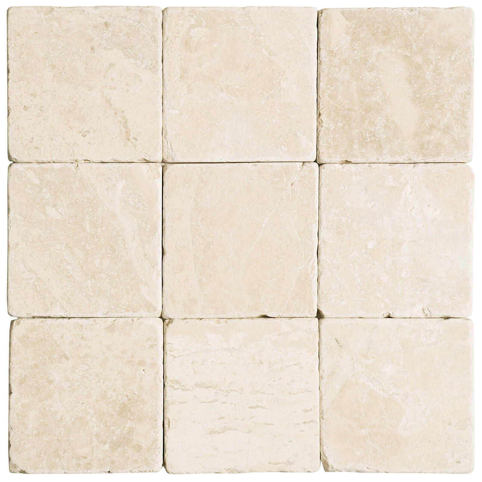 Płytki Marmur / Queen Beige / 10 x 10 x 1 cm / bebnowane