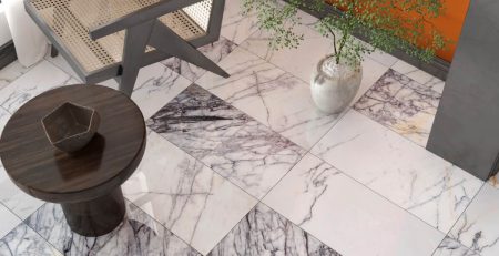płytki marmurowe kamień lilac White 30,5x30,5 biały